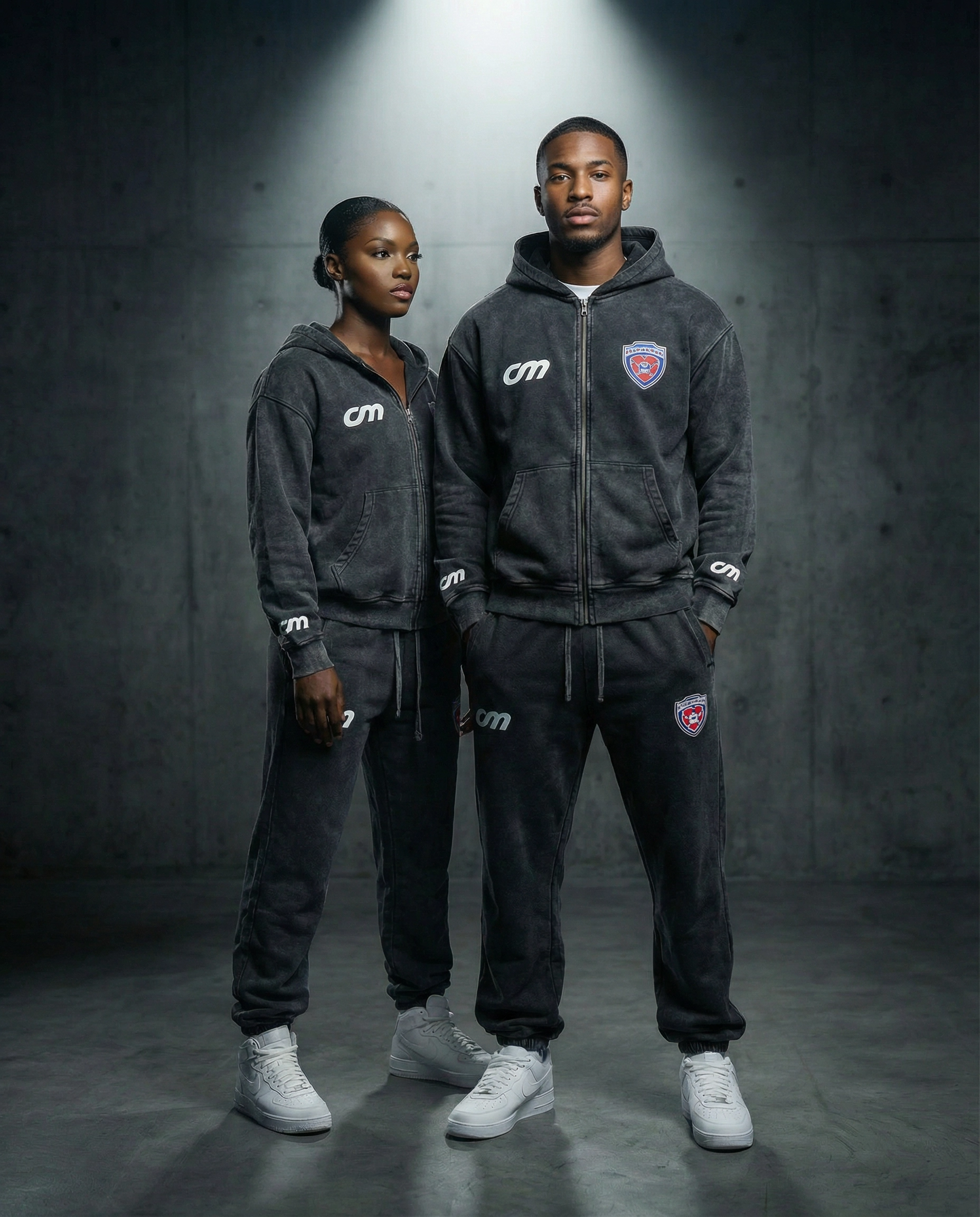CM Patch Black Sweatsuit