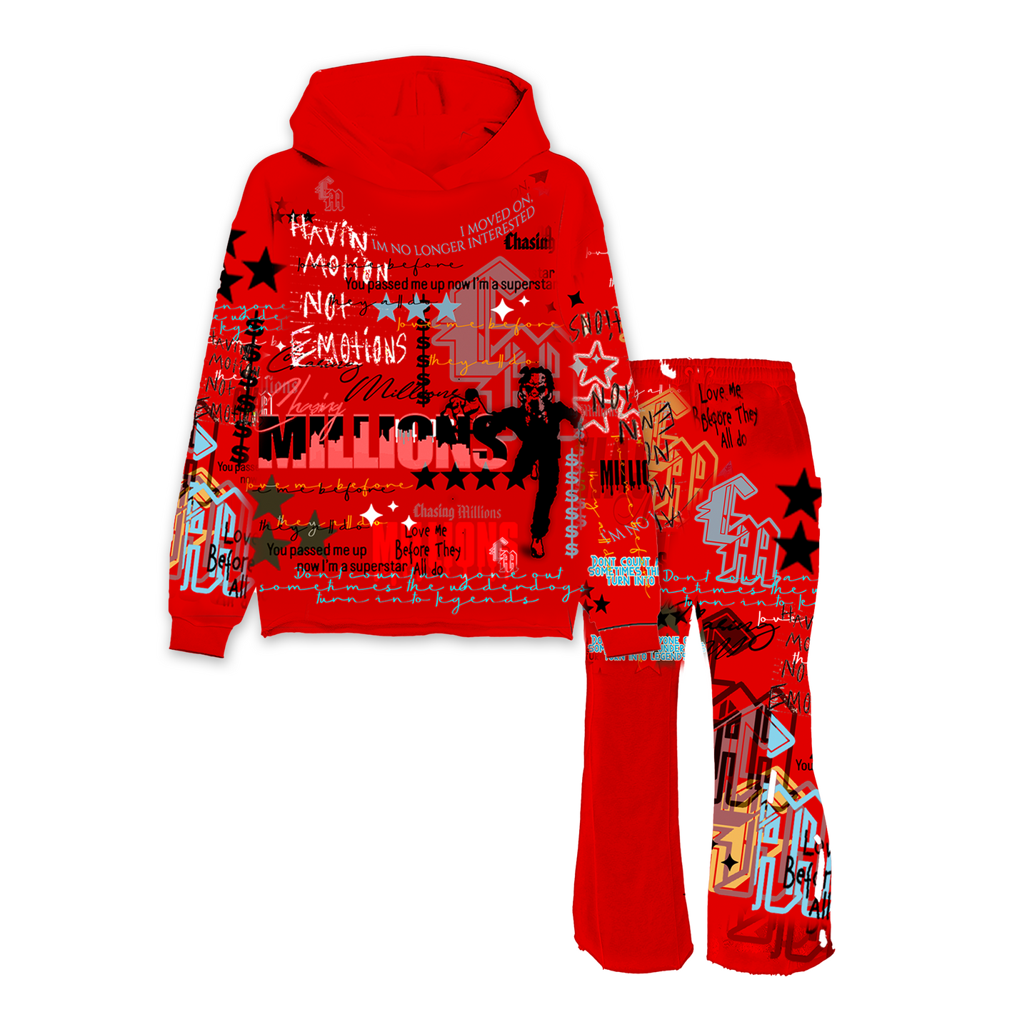 RED SCATTER SET
