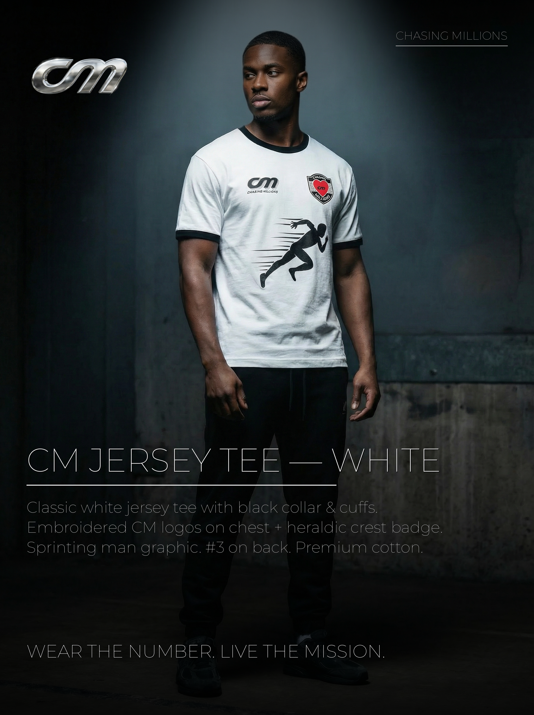 CM RunningMan Ringer Tee
