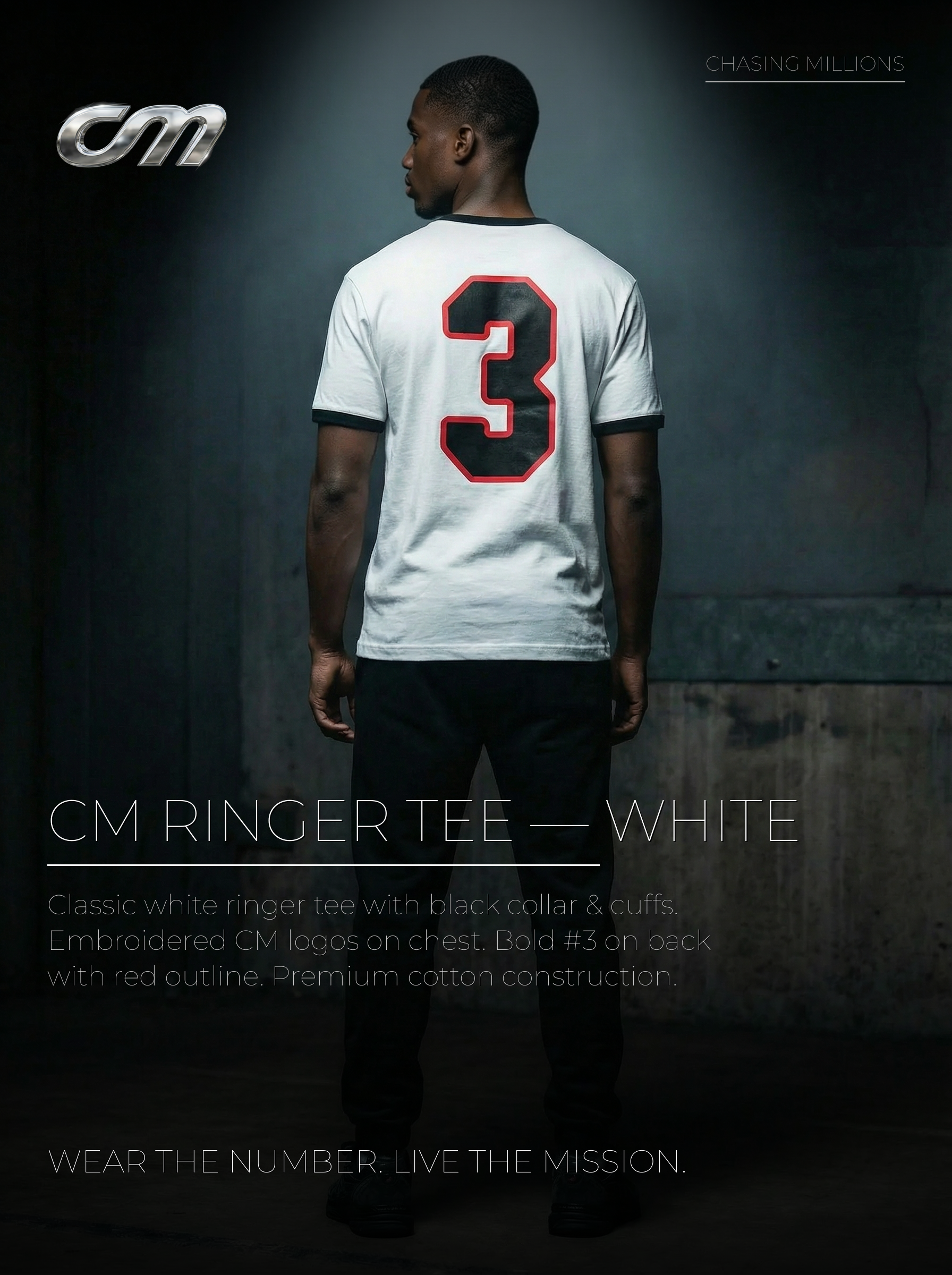CM RunningMan Ringer Tee