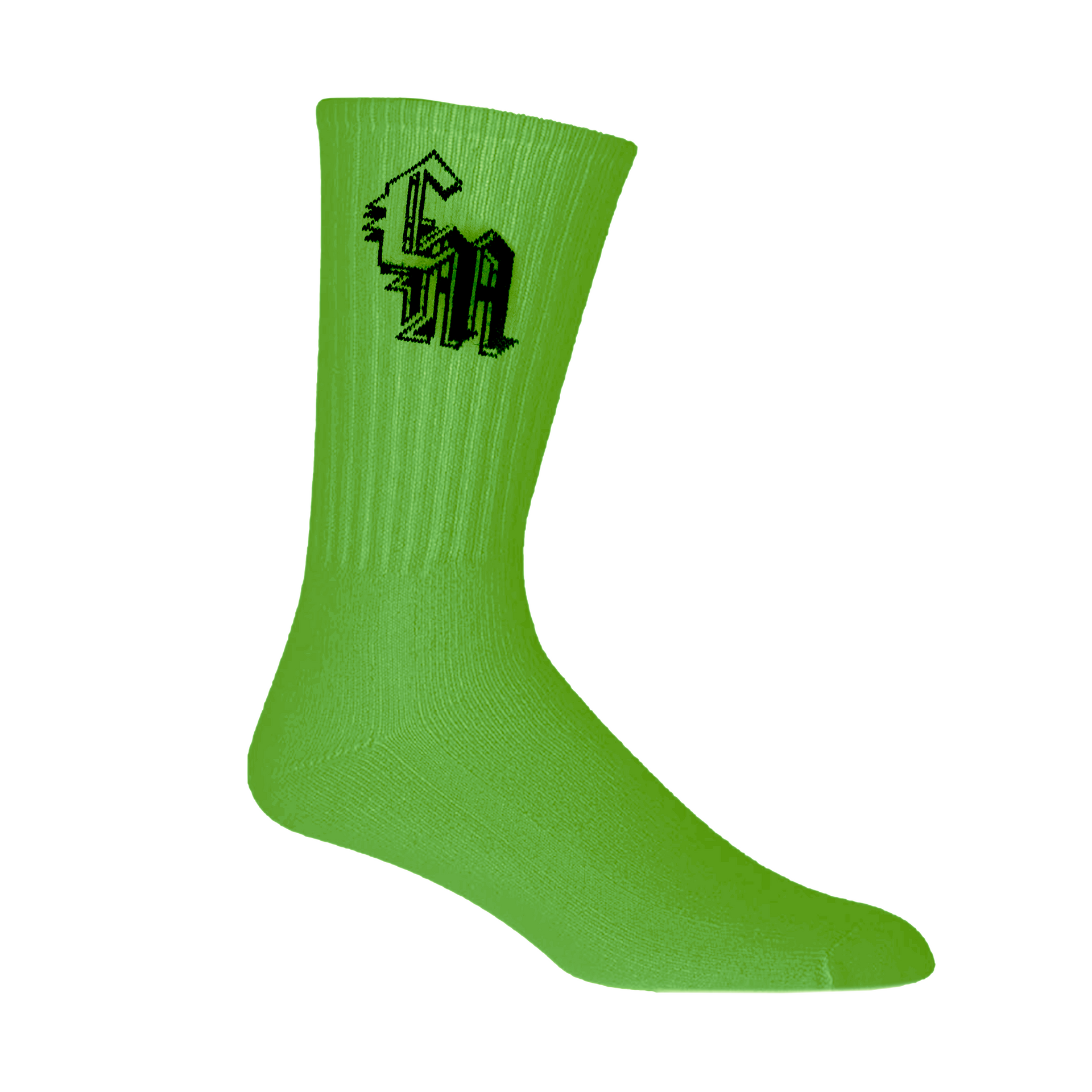 69SLAM☆BLOSSOMING SNAKE PHIL PRINTED SOCKS クルーソックス Cool Socks | Funky Prints & Colorful Styles | 69SLAM