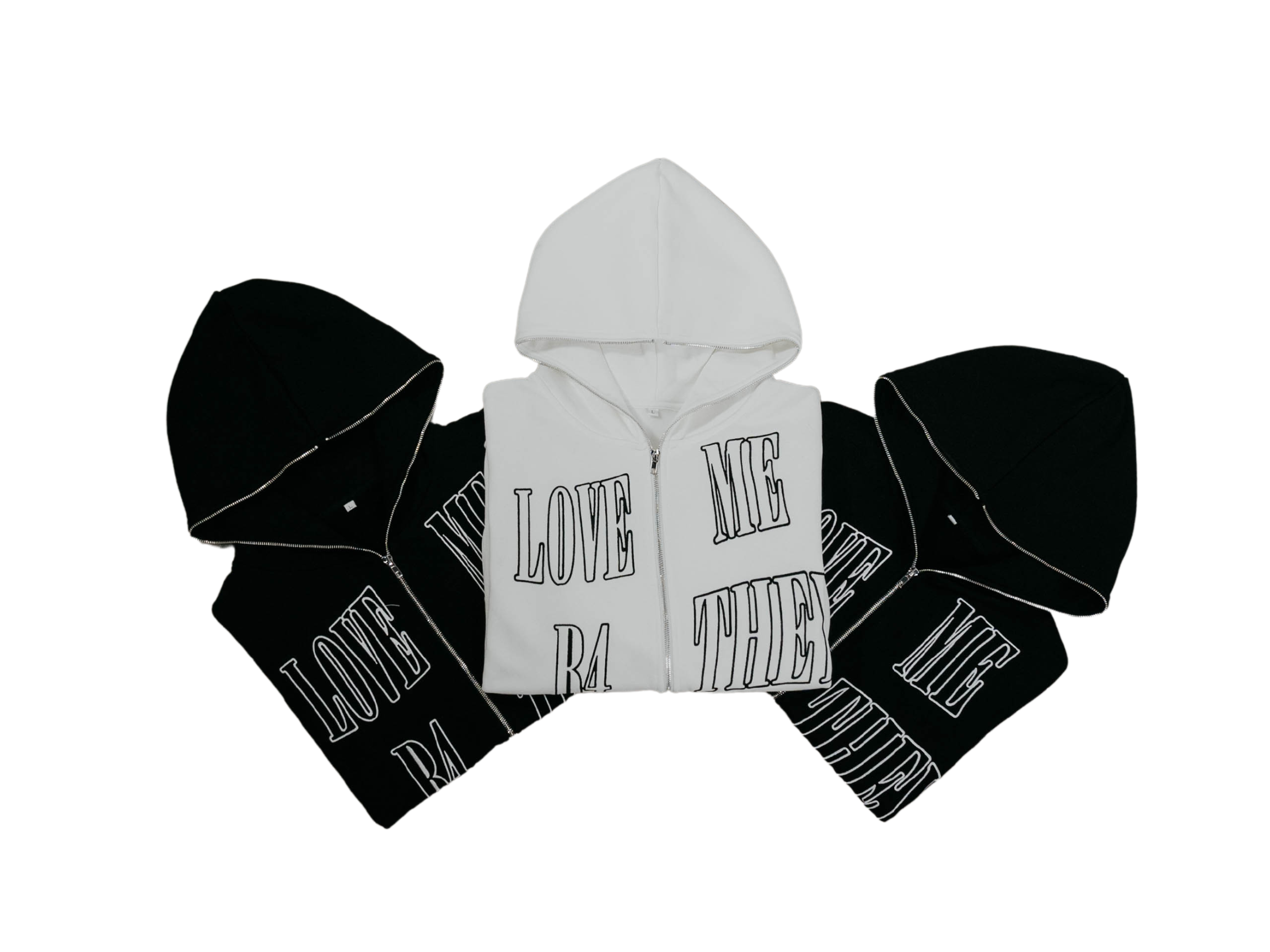 "Love Me Before They All Do" Zip Up